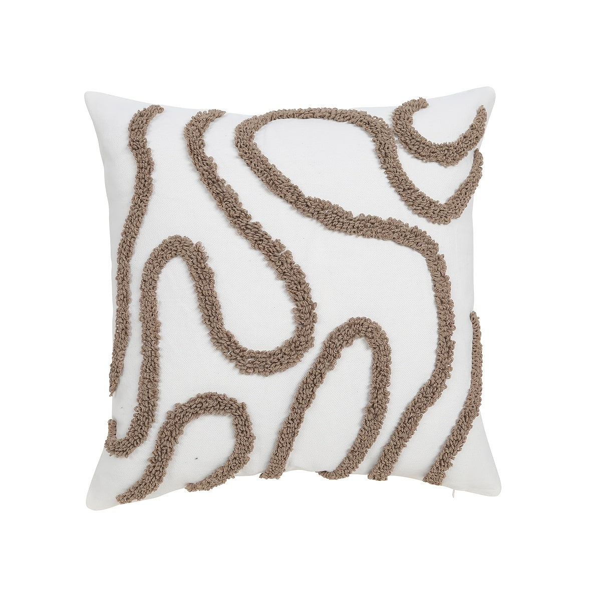 1 PIEZA - Funda de cojín con rayas geométricas estilo marroquí - 45x45cm - Disponible en 3 colores