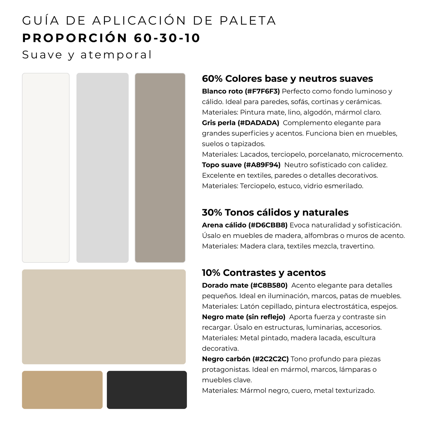 Consulta de color + Tablero de Inspiración + Asistencia de compra