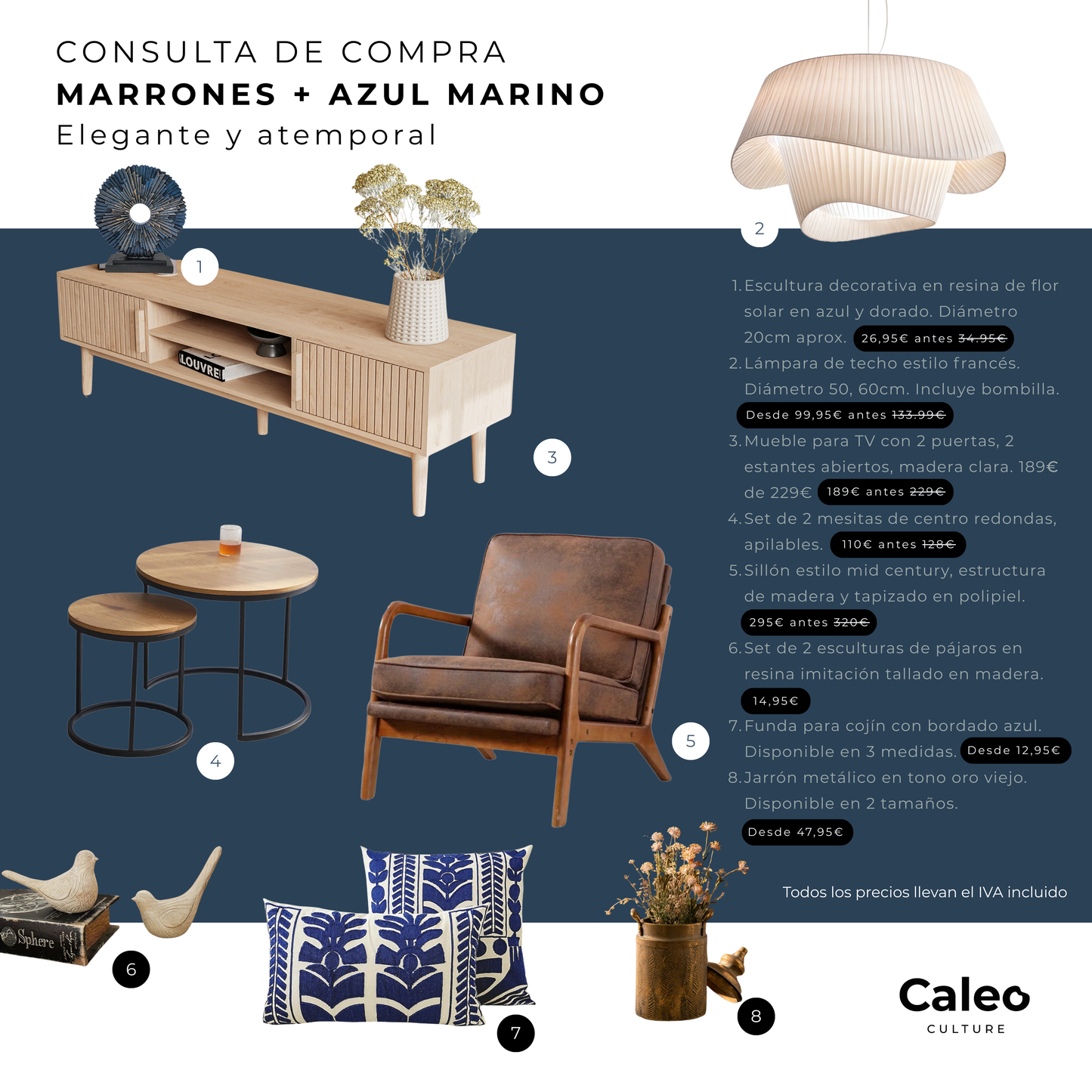 Consulta de color + Tablero de Inspiración + Asistencia de compra
