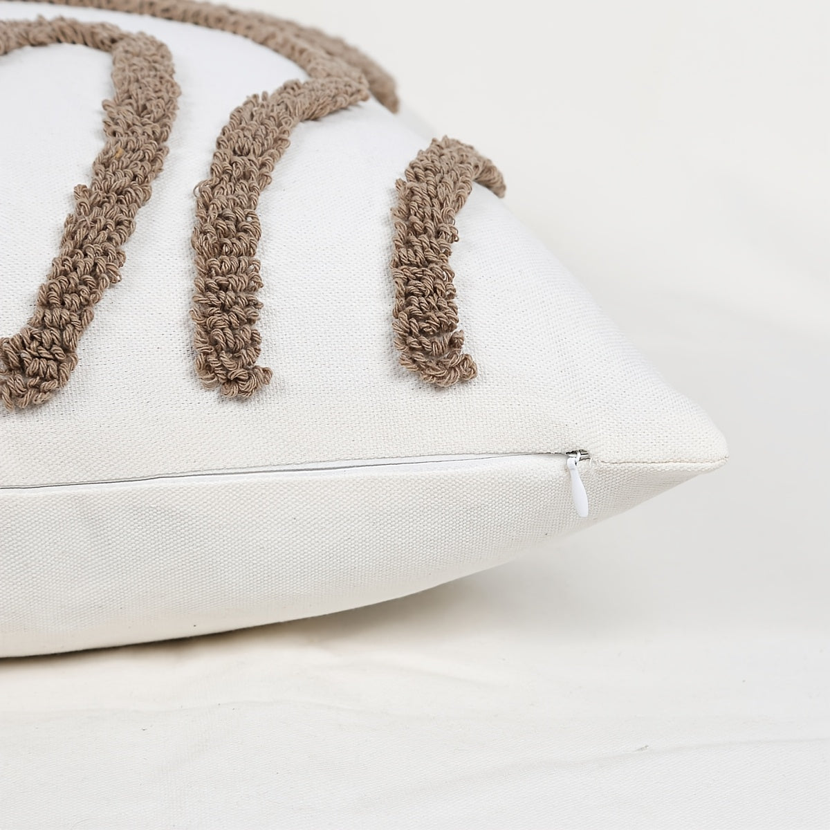 1 PIEZA - Funda de cojín con rayas geométricas estilo marroquí - 45x45cm - Disponible en 3 colores
