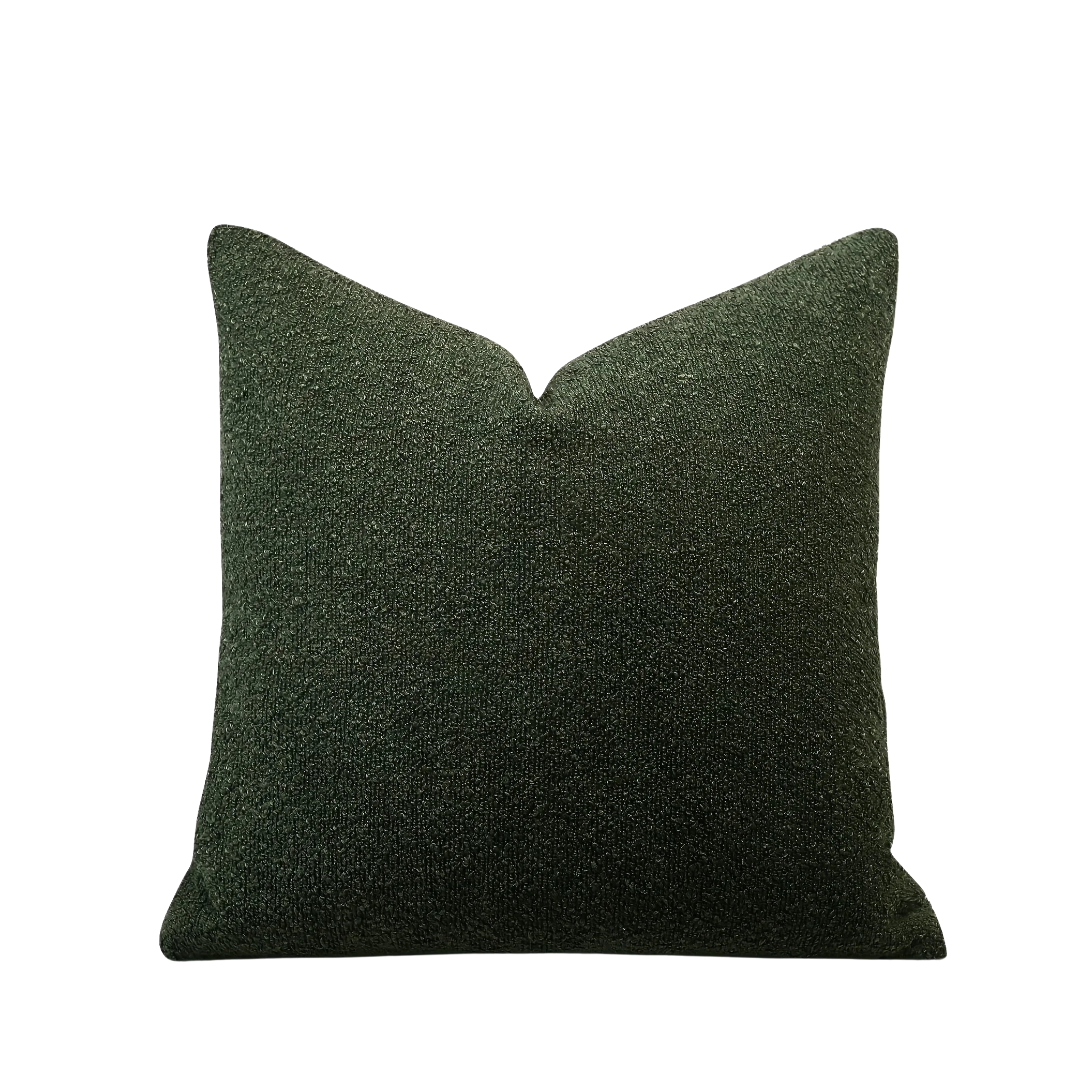 1 PIEZA - Funda de cojín estilo francés, disponible en múltiples colores y tamaños - Diseño en color sólido, duradero y suave - 100% Poliéster, con cierre de cremallera