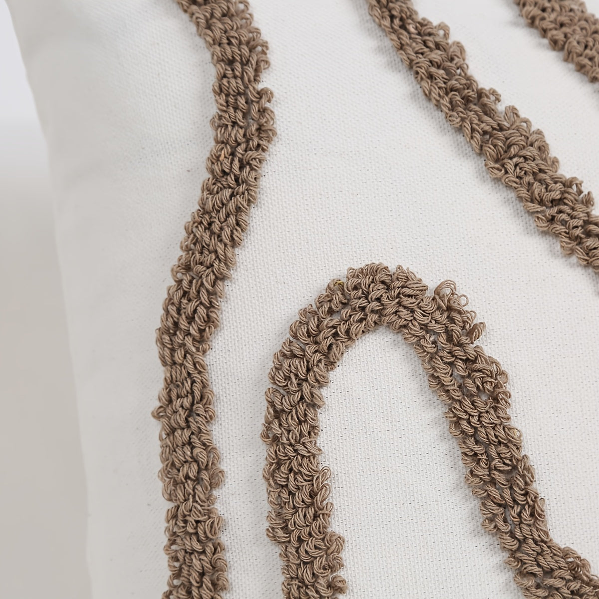 ¡CASI AGOTADO! 1 PIEZA - Funda de cojín con rayas geométricas estilo marroquí - 45x45cm - Disponible en 3 colores