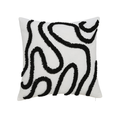 1 PIEZA - Funda de cojín con rayas geométricas estilo marroquí - 45x45cm - Disponible en 3 colores