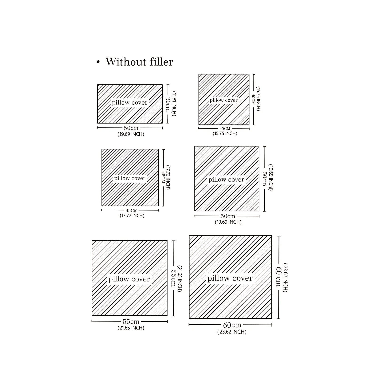 1 PIEZA - Funda de cojín estilo vintage con relieve bordado en patrón de bambú, disponible en 7 colores y 6 medidas. Poliéster 100% efecto lino, cierre invisible