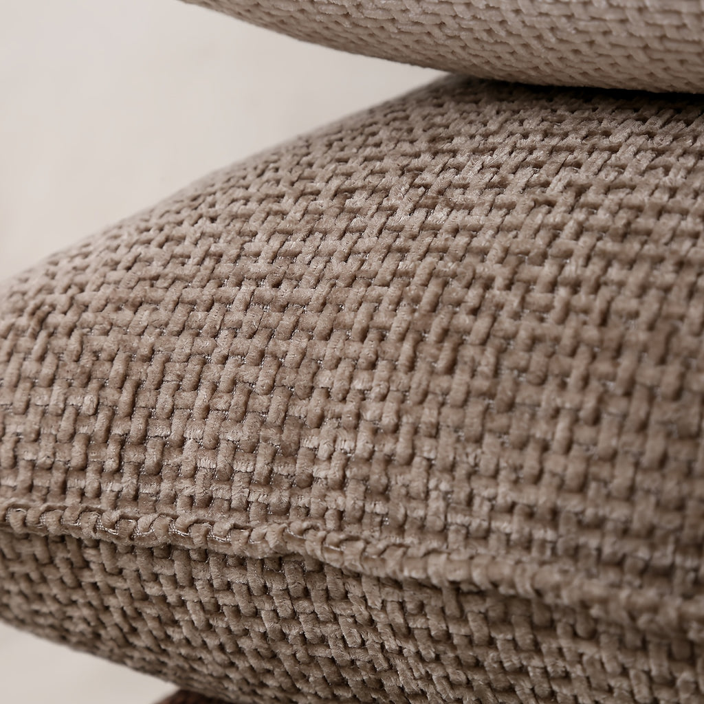 2 PIEZAS - Conjunto de 2 fundas de cojín en chenilla tejida, cierre invisible, textura suave, poliéster 100%, 47x47cm