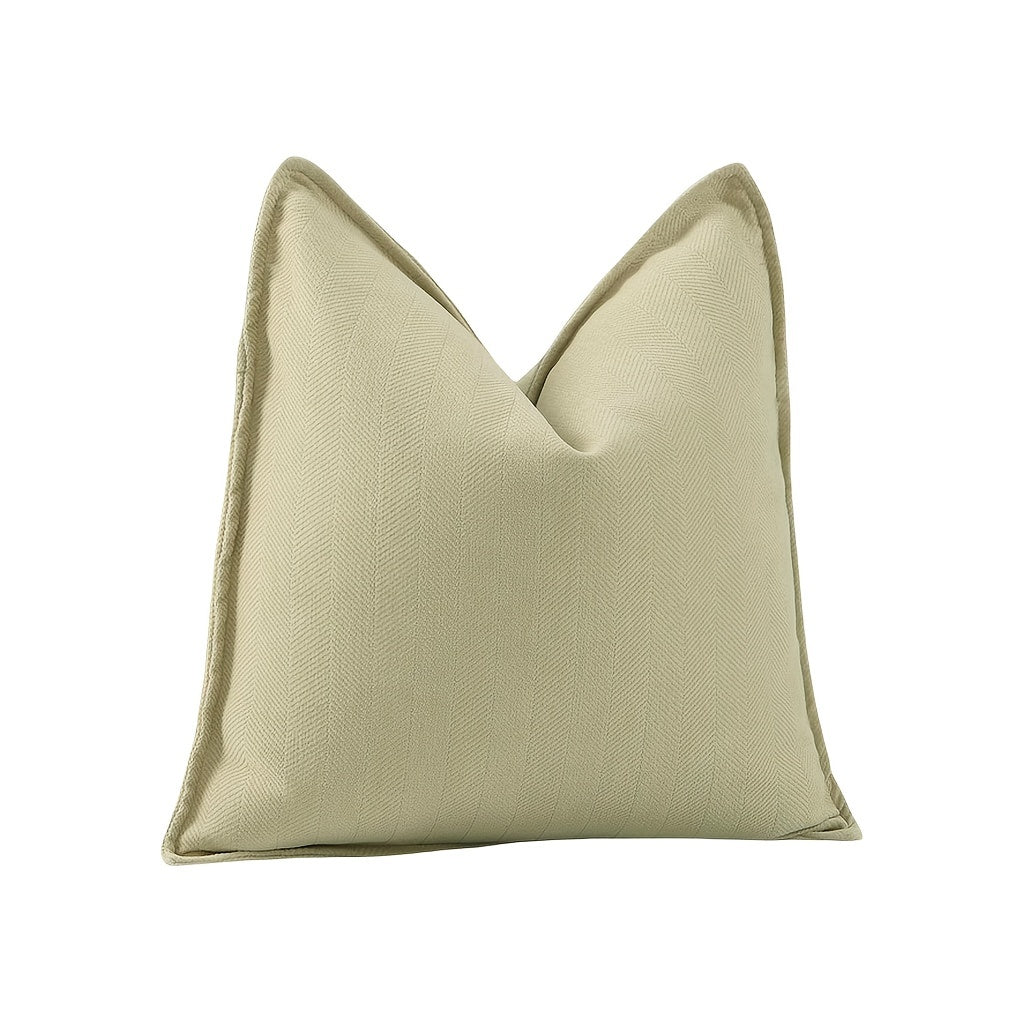 Fundas de Cojín Estilo Contemporáneo - Disponible en 5 medidas y 13 colores - Terciopelo con Patrón Espiga, Cierre con Cremallera