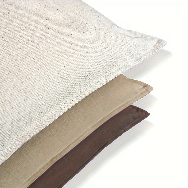 Funda de cojín estilo japandi / contemporáneo - Disponible en 6 tonos y 2 medidas 45x45cm y 55x55cm - Lino